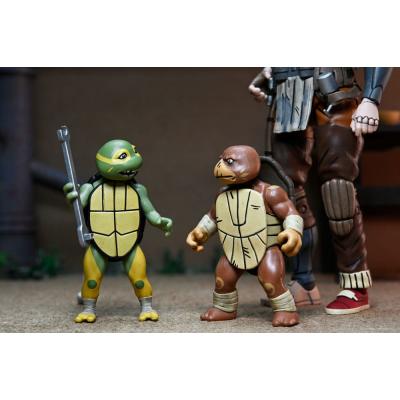 Tortugas Ninja (The Last Ronin The Lost Years) Figura Synja Grammy April with Baby Yi & Moja 18 cm