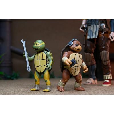 Tortugas Ninja (The Last Ronin The Lost Years) Figura Synja Grammy April with Baby Yi & Moja 18 cm