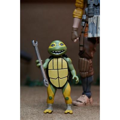 Tortugas Ninja (The Last Ronin The Lost Years) Figura Synja Grammy April with Baby Yi & Moja 18 cm