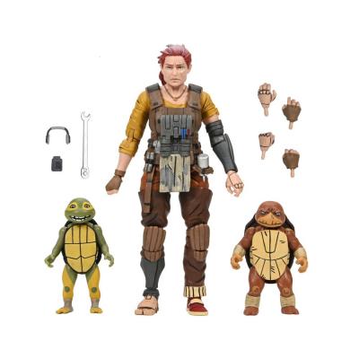 Tortugas Ninja (The Last Ronin The Lost Years) Figura Synja Grammy April with Baby Yi & Moja 18 cm