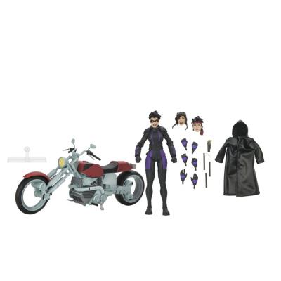 Tortugas Ninja (The Last Ronin The Lost Years) Figura Casey Marie with Last Ronin Motorcycle 18 cm