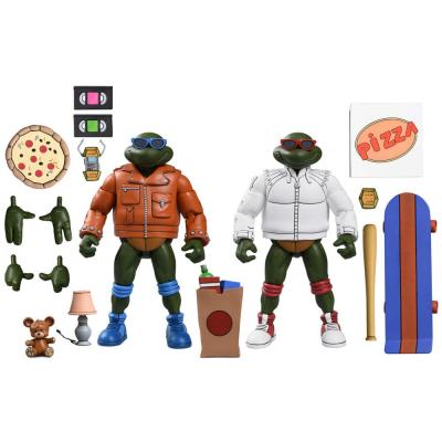 Tortugas Ninja (Cartoon) Figura Punk Leo and Punk Raph 2 Pack 18 cm