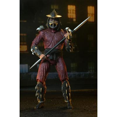 Tortugas Ninja (1990 Movie) Figura Roof Top Battle Shredder vs Leo 18 cm