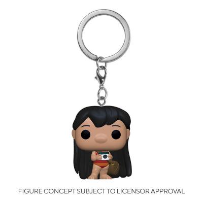Lilo & Stitch Llaveros Pocket POP! Vinyl Lilo w/ Camera 4 cm Expositor (12)