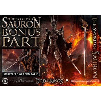 El Señor de los Anillos Estatua Museum Masterline Series 1/3 The Dark Lord Sauron Bonus Version 117 cm
