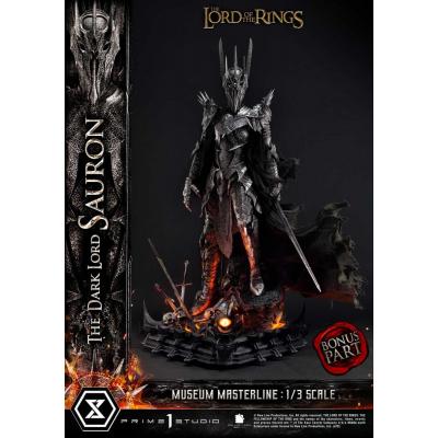 El Señor de los Anillos Estatua Museum Masterline Series 1/3 The Dark Lord Sauron Bonus Version 117 cm