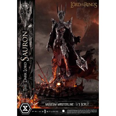 El Señor de los Anillos Estatua Museum Masterline Series 1/3 The Dark Lord Sauron Bonus Version 117 cm