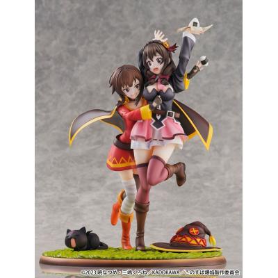 Konosuba: God's Blessing on This Wonderful World! Estatua PVC SHIBUYA SCRAMBLE FIGURE 1/6 Megumin & Yunyun Futari wa Otomodachi 