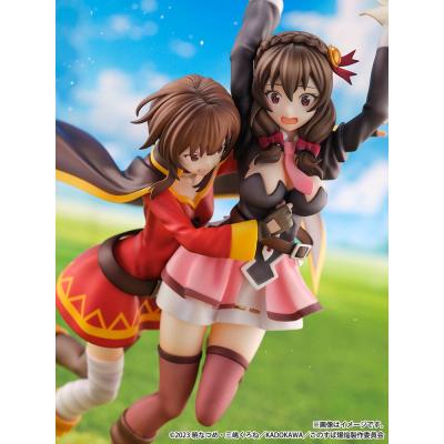 Konosuba: God's Blessing on This Wonderful World! Estatua PVC SHIBUYA SCRAMBLE FIGURE 1/6 Megumin & Yunyun Futari wa Otomodachi 