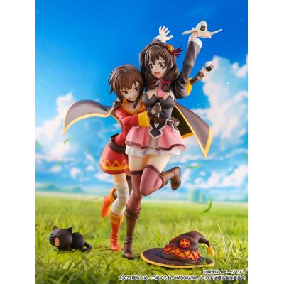 Konosuba: God's Blessing on This Wonderful World! Estatua PVC SHIBUYA SCRAMBLE FIGURE 1/6 Megumin & Yunyun Futari wa Otomodachi 