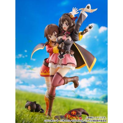 Konosuba: God's Blessing on This Wonderful World! Estatua PVC SHIBUYA SCRAMBLE FIGURE 1/6 Megumin & Yunyun Futari wa Otomodachi 