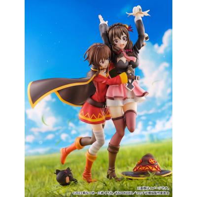 Konosuba: God's Blessing on This Wonderful World! Estatua PVC SHIBUYA SCRAMBLE FIGURE 1/6 Megumin & Yunyun Futari wa Otomodachi 