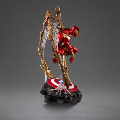 Marvel Estatua Art Scale Deluxe 1/10 Spider-man Iron Armor Comics (CCXP Exclusive 2024) 24 cm