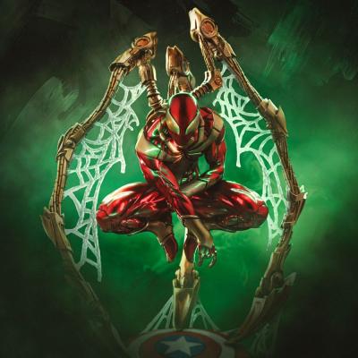 Marvel Estatua Art Scale Deluxe 1/10 Spider-man Iron Armor Comics (CCXP Exclusive 2024) 24 cm