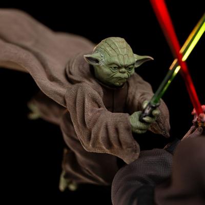 Star Wars Estatua 1/10 Deluxe Art Scale Yoda vs Emperor Palpatine (CCXP Exclusive 2024) 31 cm