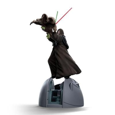 Star Wars Estatua 1/10 Deluxe Art Scale Yoda vs Emperor Palpatine (CCXP Exclusive 2024) 31 cm