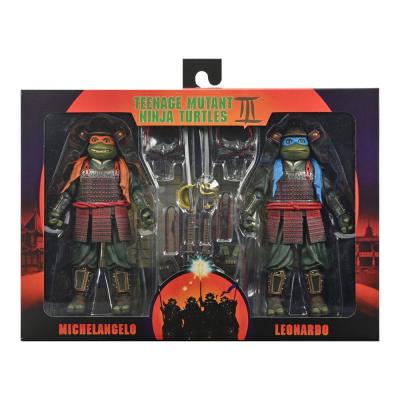 TMNT II: The Secret of the Ooze 2-Pack Figuras Leonardo & Michelangelo 18 cm