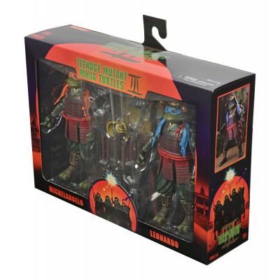 TMNT II: The Secret of the Ooze 2-Pack Figuras Leonardo & Michelangelo 18 cm