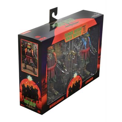 TMNT II: The Secret of the Ooze 2-Pack Figuras Leonardo & Michelangelo 18 cm