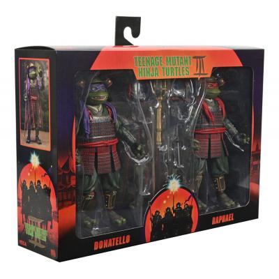 TMNT II: The Secret of the Ooze 2-Pack Figuras Donatello & Raphael 18 cm