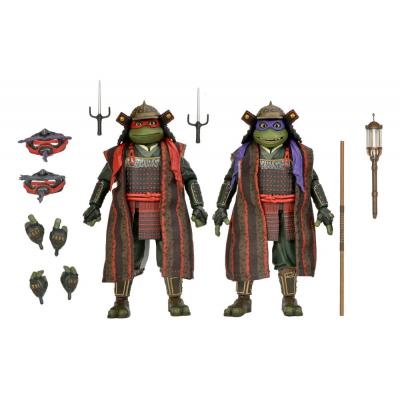 TMNT II: The Secret of the Ooze 2-Pack Figuras Donatello & Raphael 18 cm