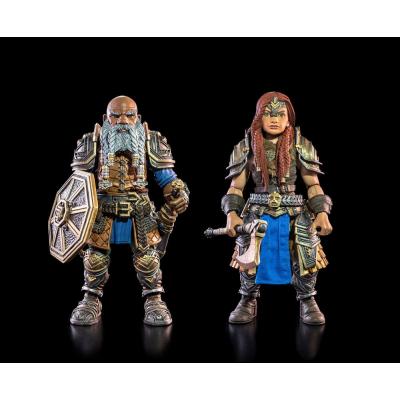 Mythic Legions: Rising Sons Pack de 2 Figuras Exiles From Under the Mountain 15 cm