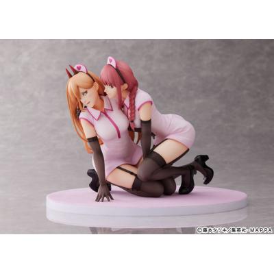 Chainsaw Man Estatua PVC 1/7 Power & Makima Nurse Ver. 14 cm