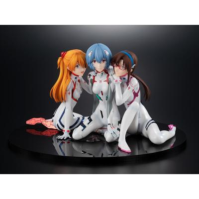 Evangelion: 3.0+1.0 Thrice Upon a Time Estatua PVC 1/8 Asuka/Rei/Mari: Newtype Cover Ver.