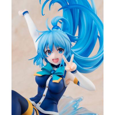 Konosuba God's blessing on this wonderful world! Estatua PVC 1/7 Aqua: Sneaker Bunko 30th Anniversary Ver. (re-run) 19 cm