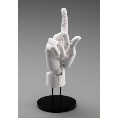 Takahiro Kagami Artist Support Item Hand PVC 1/1 Model Men /R White 22 cm