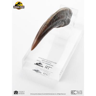 Jurassic Park ECC Elite Creature Line Estatua Velociraptor Hand Claw Prop 12 cm