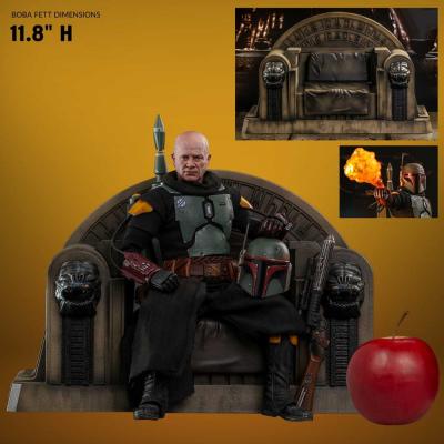 Star Wars: The Mandalorian Figura 1/6 Boba Fett Repaint Armor and Throne Special Edition 30 cm