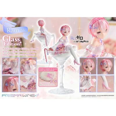 Re:ZERO Starting Life in Another World Estatua PVC 1/7 Prisma Wing Ram Glass Edition 24 cm