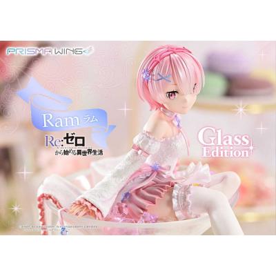 Re:ZERO Starting Life in Another World Estatua PVC 1/7 Prisma Wing Ram Glass Edition 24 cm