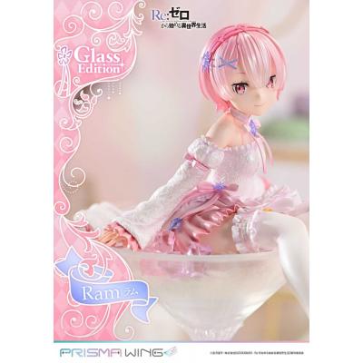 Re:ZERO Starting Life in Another World Estatua PVC 1/7 Prisma Wing Ram Glass Edition 24 cm