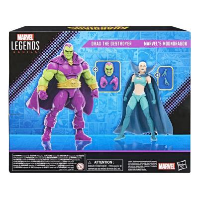 Guardians of the Galaxy Marvel Legends Pack de 2 Figuras Drax the Destroyer & Marvel's Moondragon 15 cm