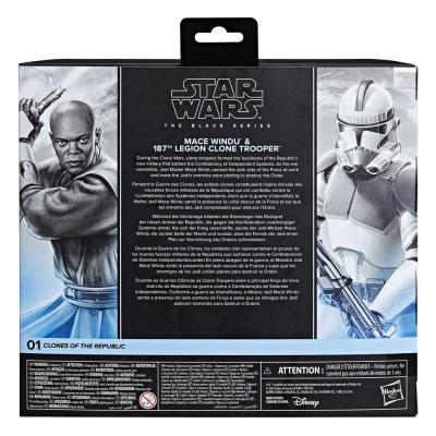 Star Wars: The Clone Wars Black Series Pack de 2 Figuras Clones of the Republic 15 cm