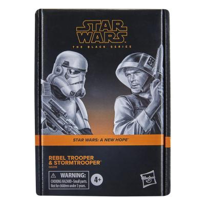 Star Wars Episode IV Black Series Pack de 2 Figuras Rebel Trooper & Stormtrooper 15 cm