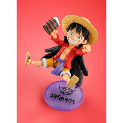 One Piece Figura World Collactable Figures x S.H. Figuarts Monkey D. Luffy 8 cm