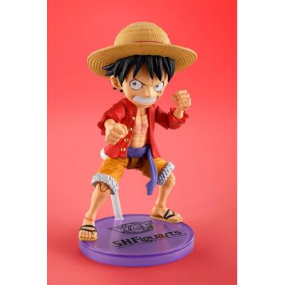 One Piece Figura World Collactable Figures x S.H. Figuarts Monkey D. Luffy 8 cm