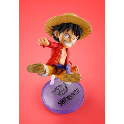 One Piece Figura World Collactable Figures x S.H. Figuarts Monkey D. Luffy 8 cm