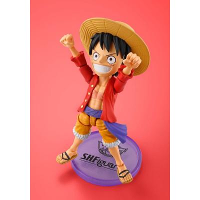 One Piece Figura World Collactable Figures x S.H. Figuarts Monkey D. Luffy 8 cm