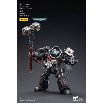 Warhammer 40k Figura 1/18 Grey Knights Terminator Caddon Vibova 13 cm