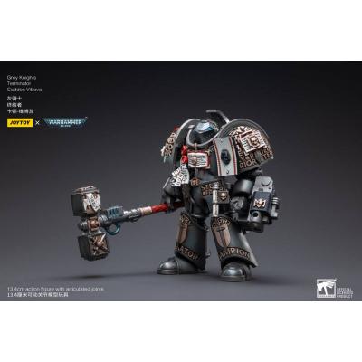 Warhammer 40k Figura 1/18 Grey Knights Terminator Caddon Vibova 13 cm