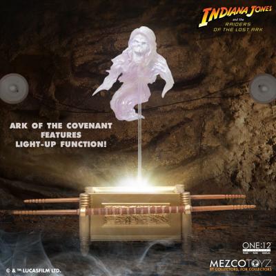 Indiana Jones Figura 1/12 Major Toht and Ark of the Covenant Deluxe Boxed Set 16 cm