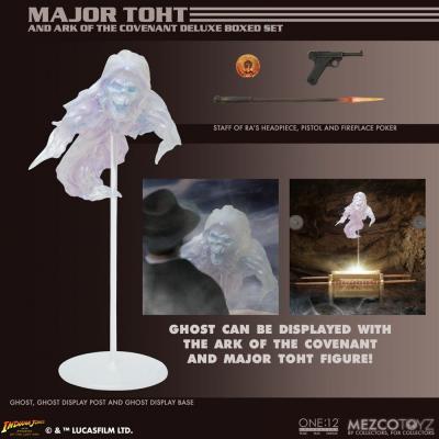 Indiana Jones Figura 1/12 Major Toht and Ark of the Covenant Deluxe Boxed Set 16 cm