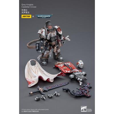 Warhammer 40k Figura 1/18 Grey Knights Castellan Crowe 12 cm
