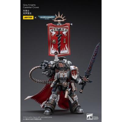 Warhammer 40k Figura 1/18 Grey Knights Castellan Crowe 12 cm