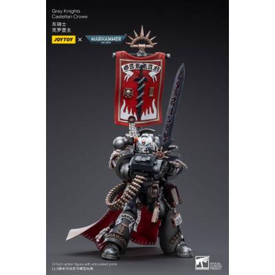 Warhammer 40k Figura 1/18 Grey Knights Castellan Crowe 12 cm