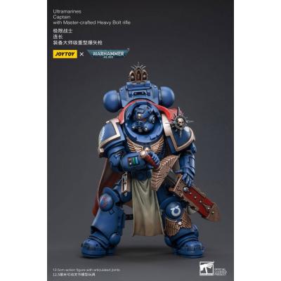 Warhammer 40k Figura 1/18 Ultramarines Captain with Master-Crafted Heavy Bolt Rifle 12 cm